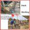 Neweek farm use electric semi-automatic straw rope braiding making machine