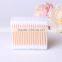 200PCS Bamboo Stick Makeup Cotton Swabs Q-tips Holder