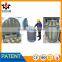 Air jet dust collector for horizontal cement silo