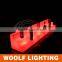 led lighted plastic modern wine display racks
