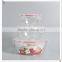 3 pieces plastic lunch box meal prep food container