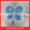 PE Mesh White Blue Butterfly Ball Bath Flower