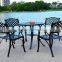 SIGMA cast aluminum patio furniture outdoor dining sets table and chairs