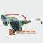 Rainbow wood colorful sunglasses accept laser engraving logo