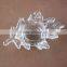 leaf shaped glass candle holder / glassware