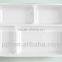 square melamine mess Tray with cover