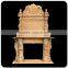 Home Decoration Natural Stone Cultured Marble Fireplace Surround