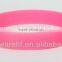 Glowing in Dark Adult Size Silicone Wristbands