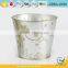 factory price iron and zinc homeware embossing best way to water plants in pots steel pots galvanized flower pot