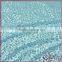 Light blue leaves design shining stretch soft tricot fabric lace