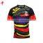 280g spandex fabric camouflage design sublimation custom rugby jersey in rugby football wear