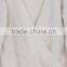 personalized lady ivory V neck ribbed hem100% angora sweater
