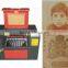 mini jq 4030 60W wood MDF engraving machine for domesticr hand crafts