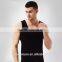 Cheap Cotton Black/white Men U-neck Runnning Vest China Manufacture