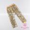 Manufactory new born baby icing baby leggings winter very cheap long sequin silver adult baby boutique pants