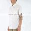 New fashion custom button up short sleeve white printed shirts for men