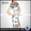 MGOO Wholesale 2015 Dress Manufacturer OEM Short Sleeves Women Work Dress Bandage Spandex Plaid Shinning Dress H265