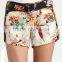 2017 Latest design OEM factory printed women hot shorts