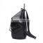 High quality fashion design black backpack for lady