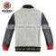 2016 Hot Style for Custom Wholesale Mens Real Leather Sleeves Wool Varsity Jacket M1038