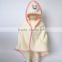 China supplier bulk wholesale super durable 100% cotton textiles hooded towel for baby