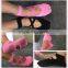 YXS76 New design custom yoga pilates barre ballet non-slip grip sticky socks wholesale