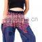 Rose Flower Boho Baggie Ginnie Yoga Aladin Thoursers Pants