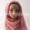 New Arrival Floral Stones Cotton Women Muslim Hijab Scarf Dubai