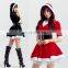 No Minimum Order Xmas Sexy Santa Claus Dresses Costume For Women