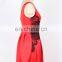 Hot sale new design women red 3xl plus size dress