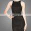 New Design Black Sexy Slim Ladies Dress High Quality Bodycon Party Dress