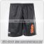 2017 new fashion style color black basketball shorts for women