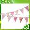 All shapes free design polyester decorative promotional custom fabric bunting