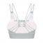 No Moq 5 Colors Womens Yoga Light Gray Workout Wholesale Sports Bra