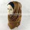 Fashion Design Chiffon Silk Embroidered Wedding Bride Arabic Muslin Long Hijab