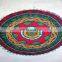 Ethnic suzani round pillow case wholesale decorative floor cushion cover
