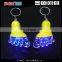 New item bulk foot shape flashing led key chain