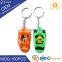 Custom rubber key chain plastic silicon keychain