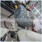 Double-head mitre saw for PVC window processing