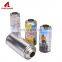 Customized necked-in empty aerosol spray paint can
