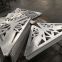 For Hotel Lobby / Office Building With 50mm Thickness Veneer Aluminum Carved