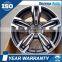 Hot sale factory 18x8.5 black alloy wheel rim / alloy wheel