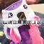 Pet apparel Dog clothes Rainbow Unicorn four feet winter cosplay clothes