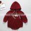 2020 New Newborn Baby Girls Boys Rompers Infant Cotton Clothes Baby Boy Girl Jumpsuit Hooded Costume Suit Toddler Outerwear