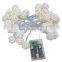 1M  10LED Warm White  led Rattan Ball  string light  Chandelier Nightlight for Garland Party Christmas