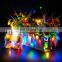 5 Meters 50 Light Battery Box Silver Wire String Holiday Christmas Decoration Lights Multicolor