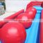 Red Inflatable Big Baller Wipeout Obstacle Course Games Leaps n Bounds Playground Carnival Game Jump Balls