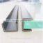 u shape u style glass cover plastic pvc strip profile/color can changed