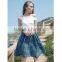 2015 New Arrvial Fashion High Waist Plaid Print Skirt OEM Wholesale China