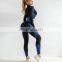 In Stock Custom Plus Size Sports Ladies Fitness & Yoga Wear Gym Workout Clothing Women Active Wear Yoga Set
